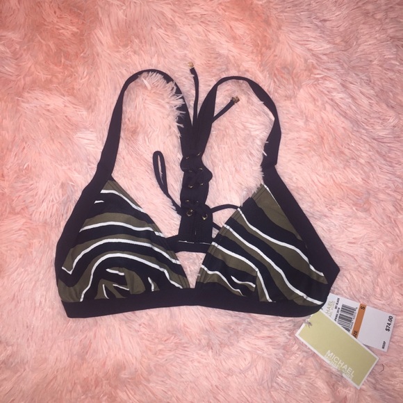 NWT! Michael Kors Bikini Top - Picture 1 of 5